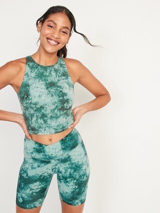 Light Support PowerChill Longline Sports Bra Tank for Women | Old Navy (US)