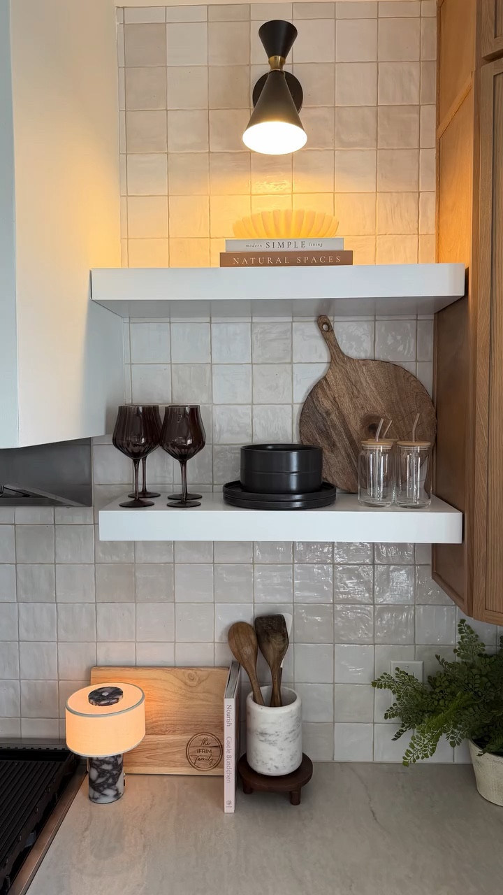 Kitchen shelf styling 

#kitchen #shelf #shelfdecor #fyp #kitchendecor

#LTKSeasonal #LTKdayinmylife #LTKHome