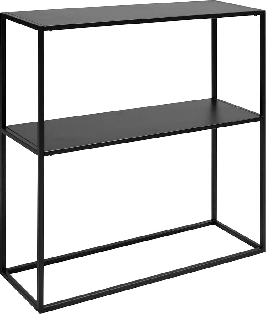 Alguer Living Mesa Consola recibidor Negra Jackie | Estilo Industrial | Mueble aparador Entrada, ... | Amazon (ES)