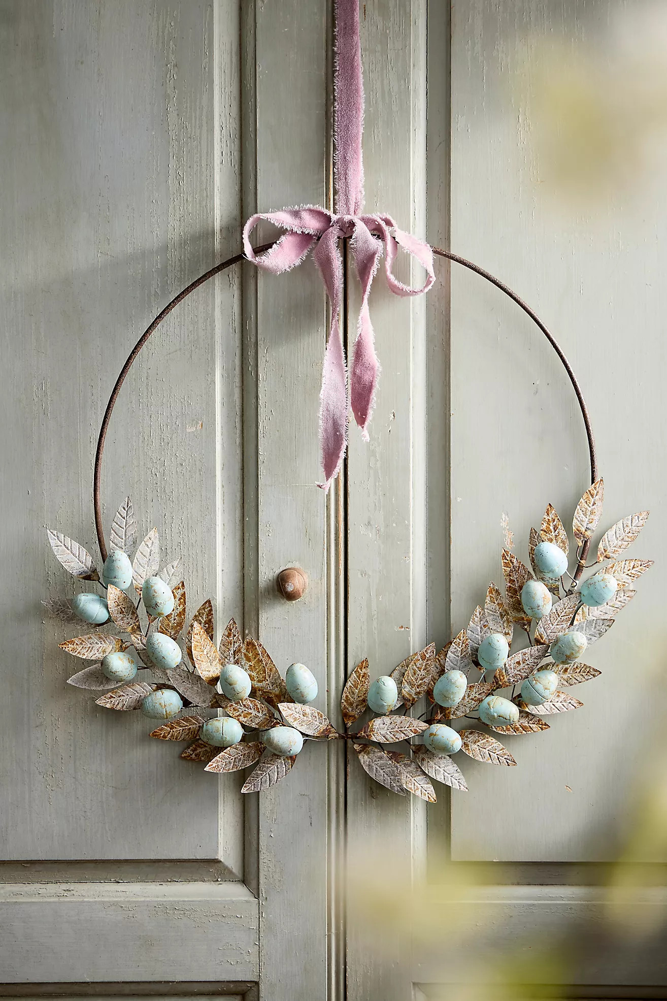 Robin’s Egg Laurel Wreath | Anthropologie (US)