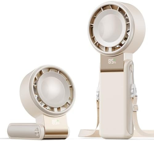 SHEWIND Portable Handheld Mini Fan for Women - 4000mAh Rechargeable, 5 Speeds, 20H Max, Folding T... | Amazon (US)
