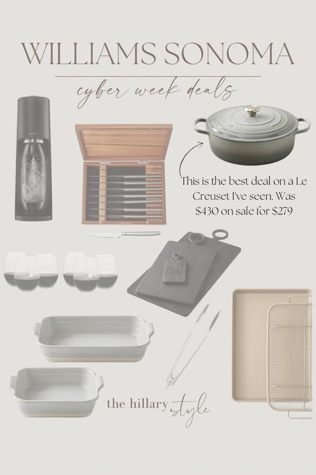 Williams Sonoma Cyber Week Deals

Tons of great gifts for the Hard-to-Buy- for person at great prices.

Gifts // Grilling // Baking // Cooking // Pans // Le Creuset // Wusthof // Knives // Sale // Clearance // Holiday // Christmas // For Her // For Him // 

#LTKGiftGuide #LTKsalealert #LTKHoliday