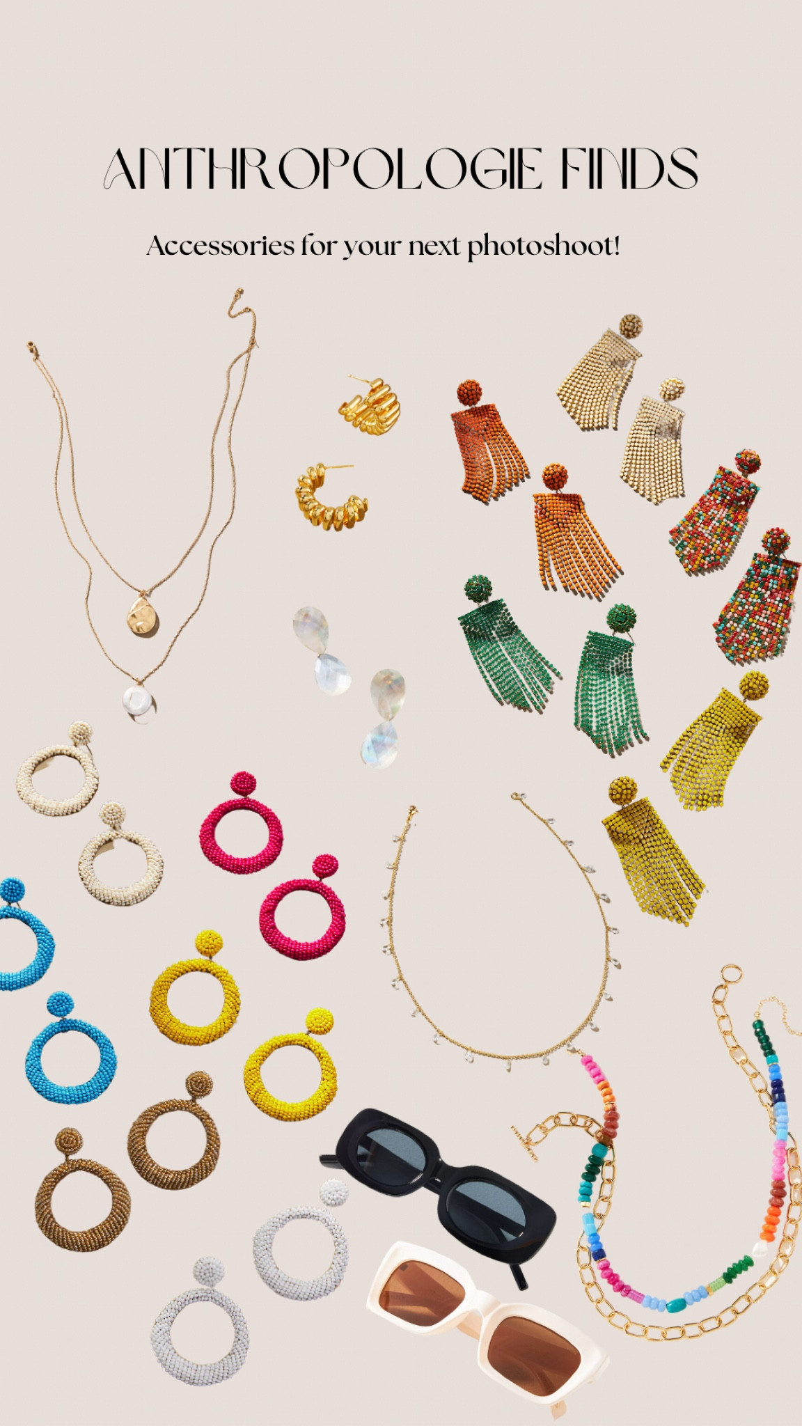 Accessories from Anthropologie 😍 Perfect for your next photoshoot 📸 

#LTKunder100 #LTKSale #LTKunder50
