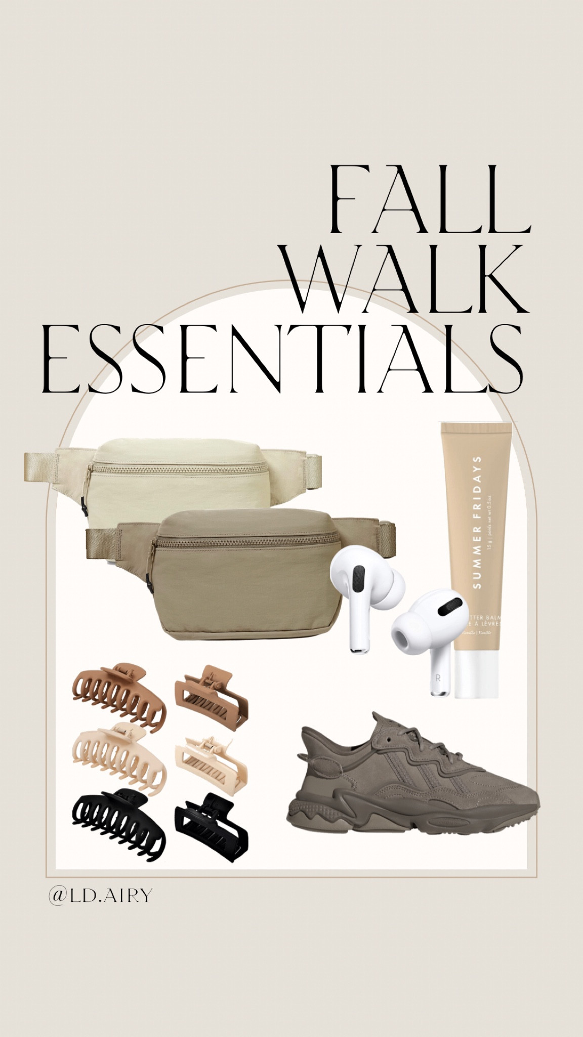 FALL WALK ESSENTIALS 


#fall #walk #fallwalk #hotgirlwalk #autumnwalk #fitness #health #workout #summerfridays #beltbag #lulubeltbag #beltbagdupe #headphones #clawclip #shoes 

#LTKSeasonal #LTKunder50 #LTKunder100