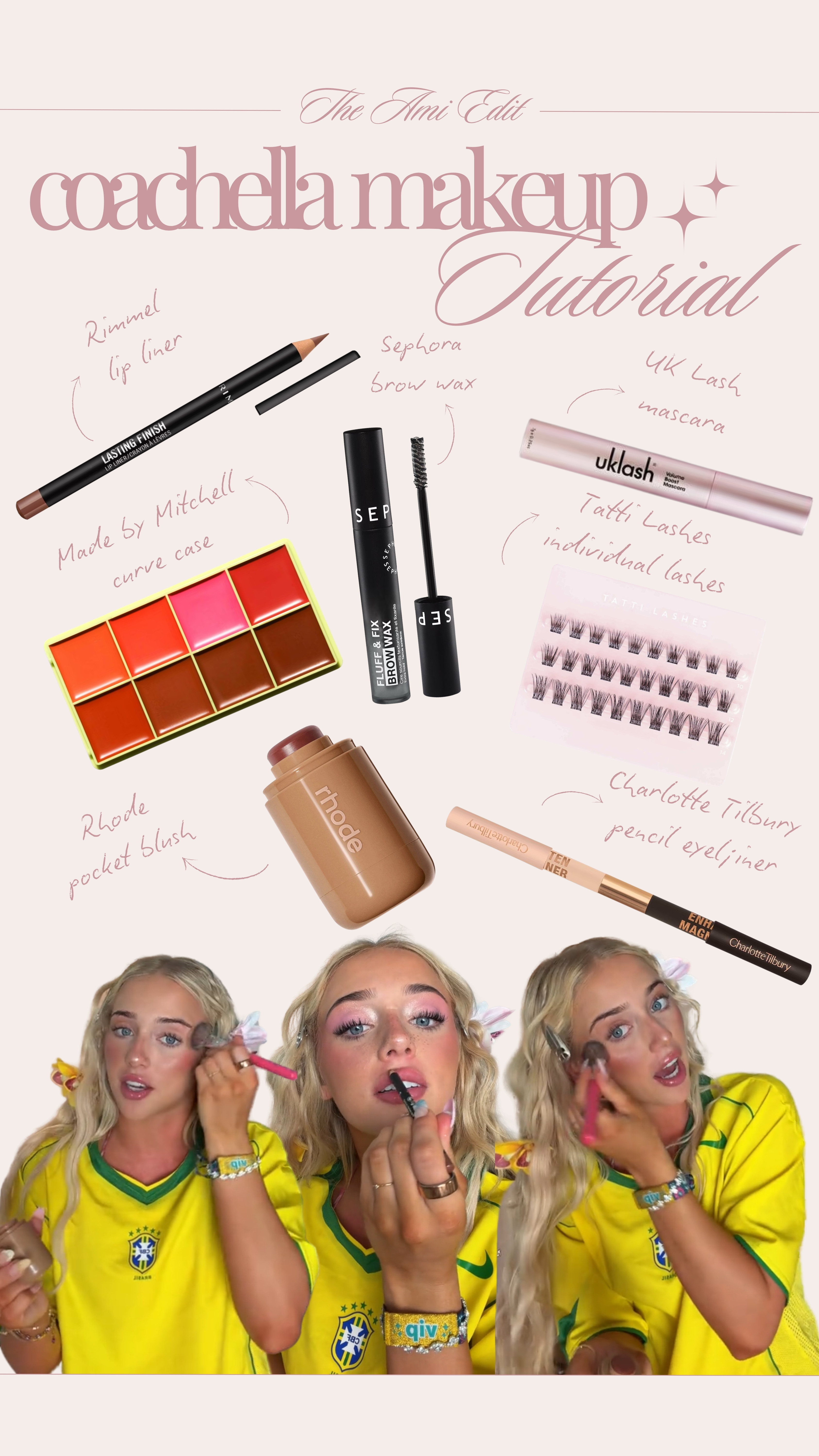 Some faves I used for my Coachella make up 🩷⭐️ 

 #LTKsummer #LTKfestival #LTKbeauty