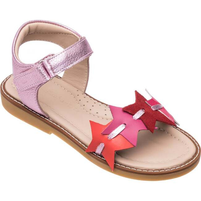 Stars Sandal, Fuchsia | Maisonette