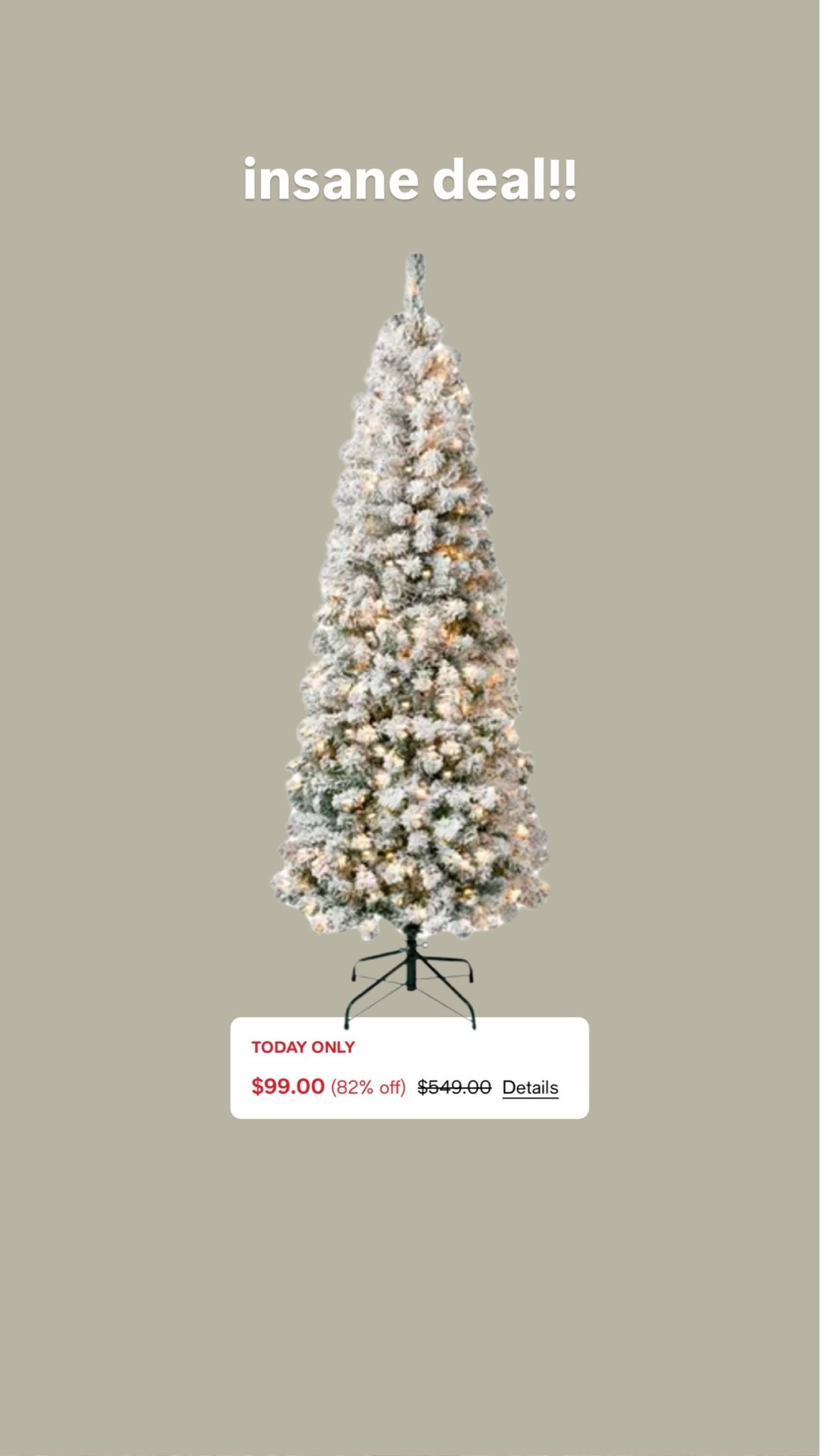 Christmas tree on major sale

#LTKSeasonal #LTKHome #LTKSaleAlert
