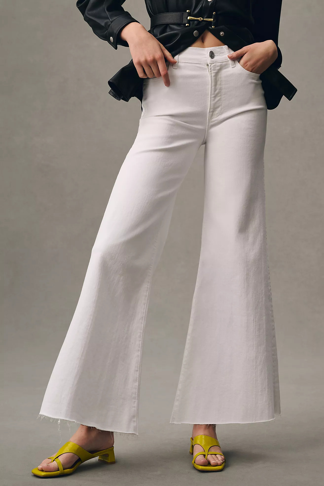 Frame Le Palazzo Crop Jeans | Anthropologie (US)