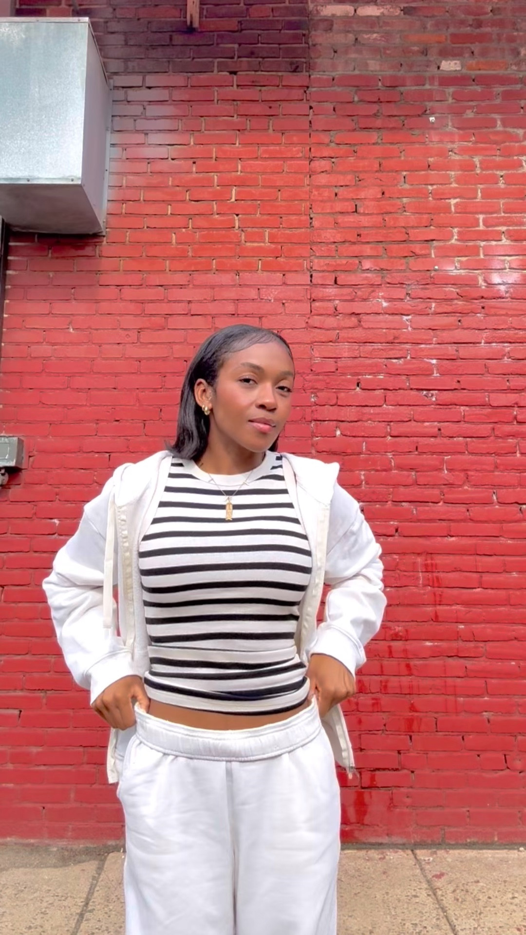 Comfy set and striped tank
#ltktarget