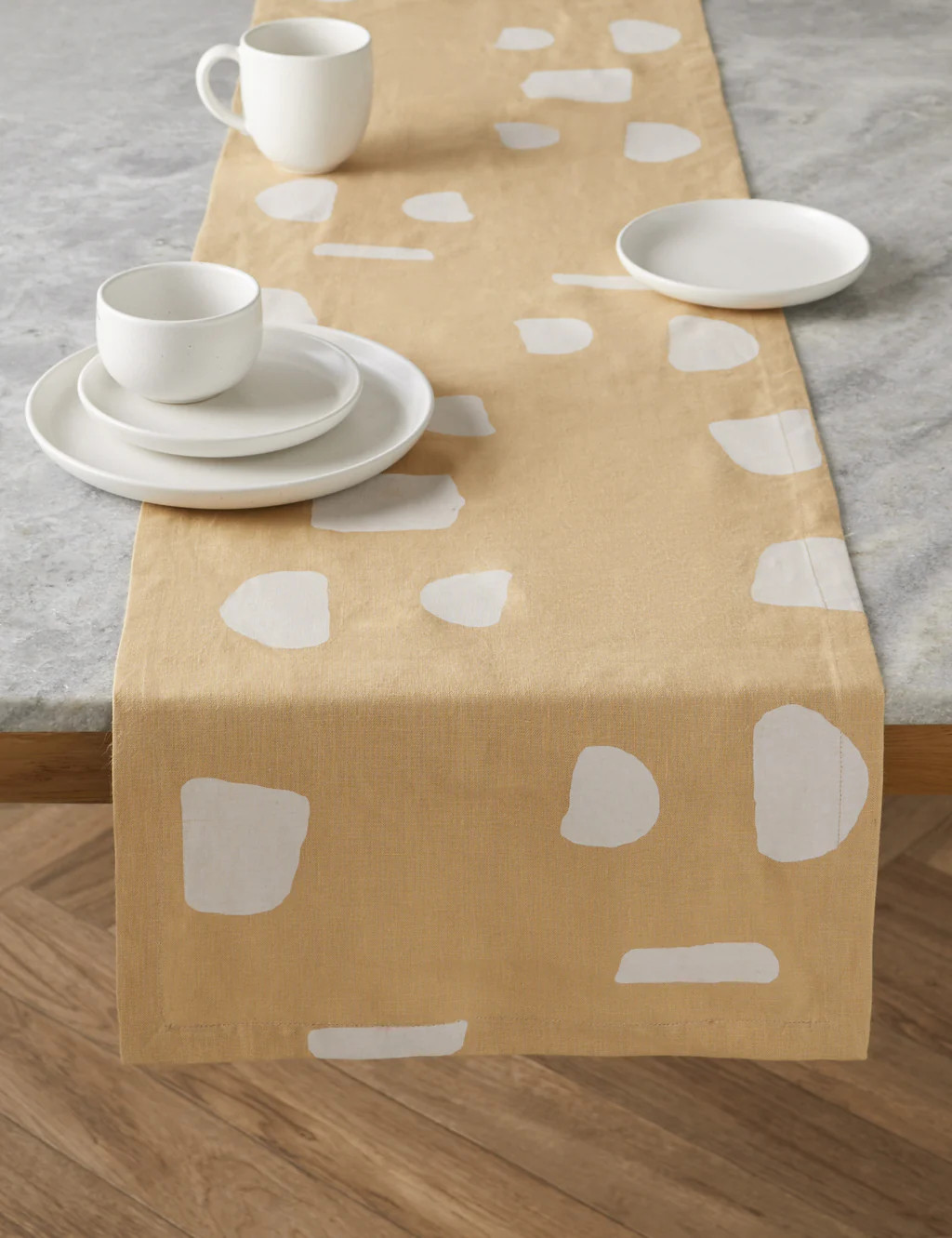 Trench Linen Table Runner | Lulu and Georgia 