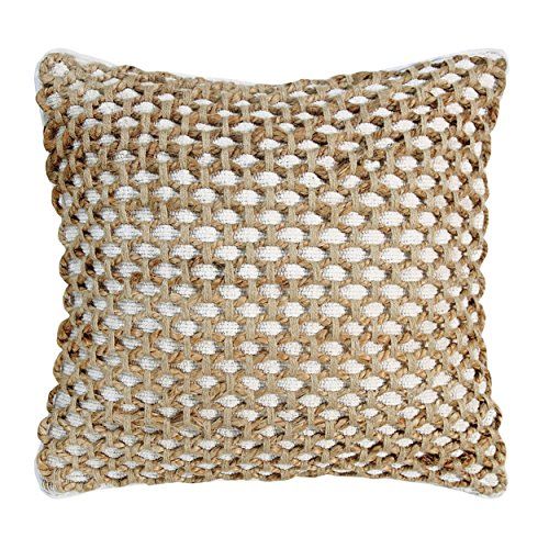 Boho Living Jada Decorative Pillow, White | Amazon (US)