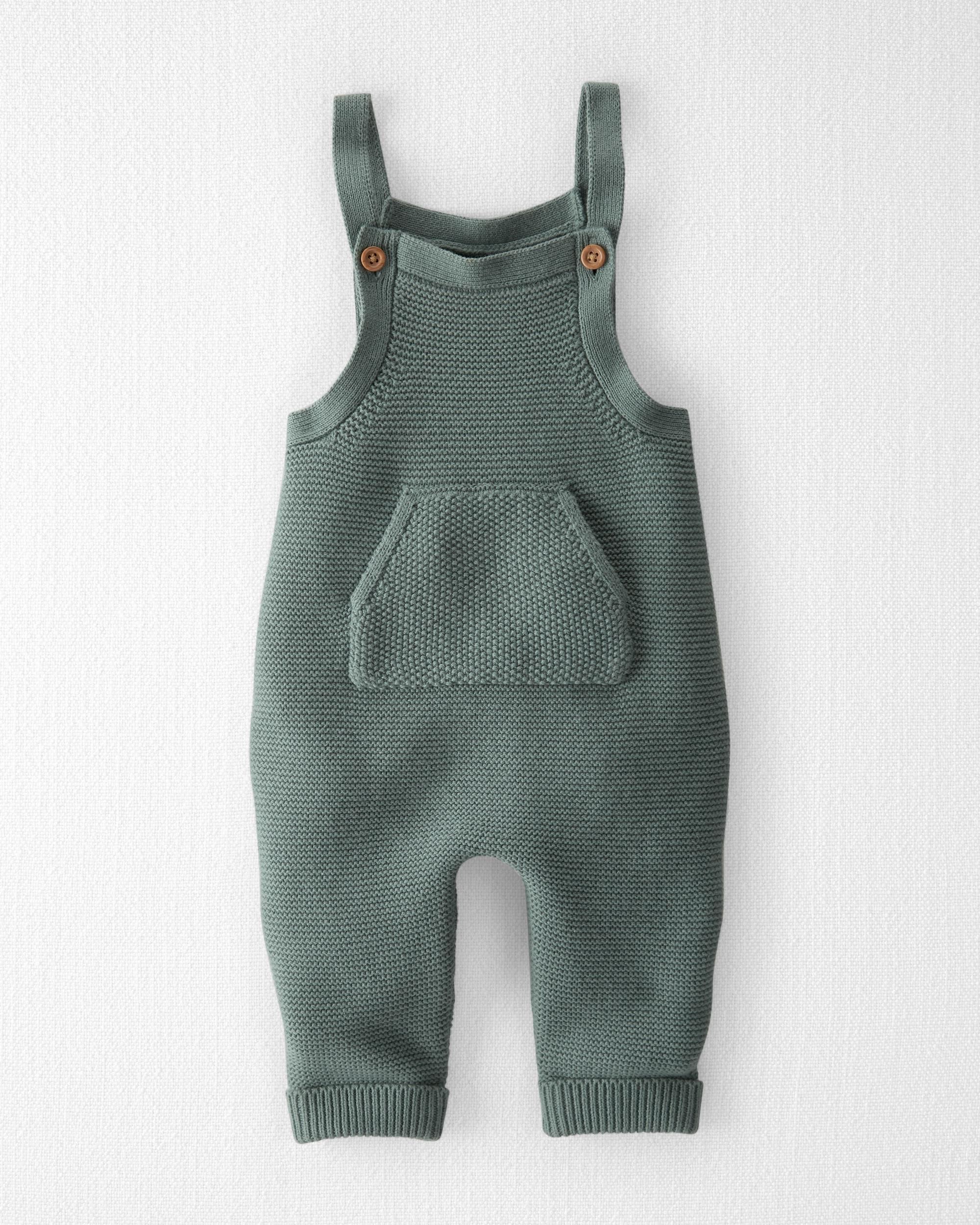 Baby Organic Sweater Knit Overalls | Carter's