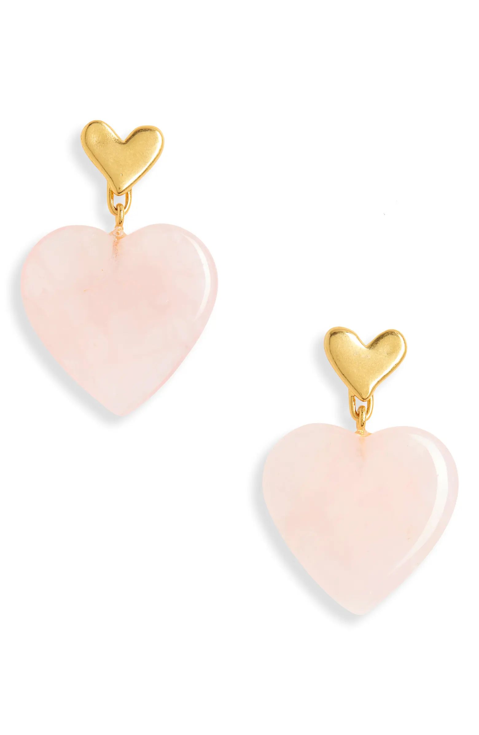 Rose Quartz Heartlove Statement Earrings | Nordstrom