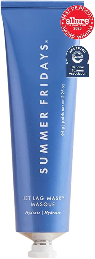 Summer Fridays Jet Lag Mask - Hydrating Face Moisturizer + Mask - Enriched with Hyaluronic Acid, ... | Amazon (US)