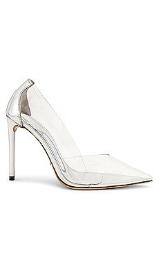 Tony Bianco Alijah Heel in Clear Vinylite & Silver from Revolve.com | Revolve Clothing (Global)