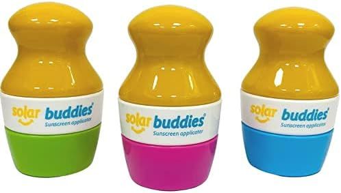 Solar Buddies Refillable Roll On Sponge Applicator For Kids, Adults, Families, Travel Size Holds 100 | Amazon (US)