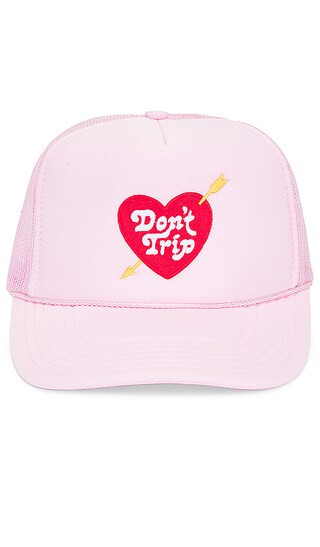 Heart & Arrow Trucker Hat in Pink | Revolve Clothing (Global)