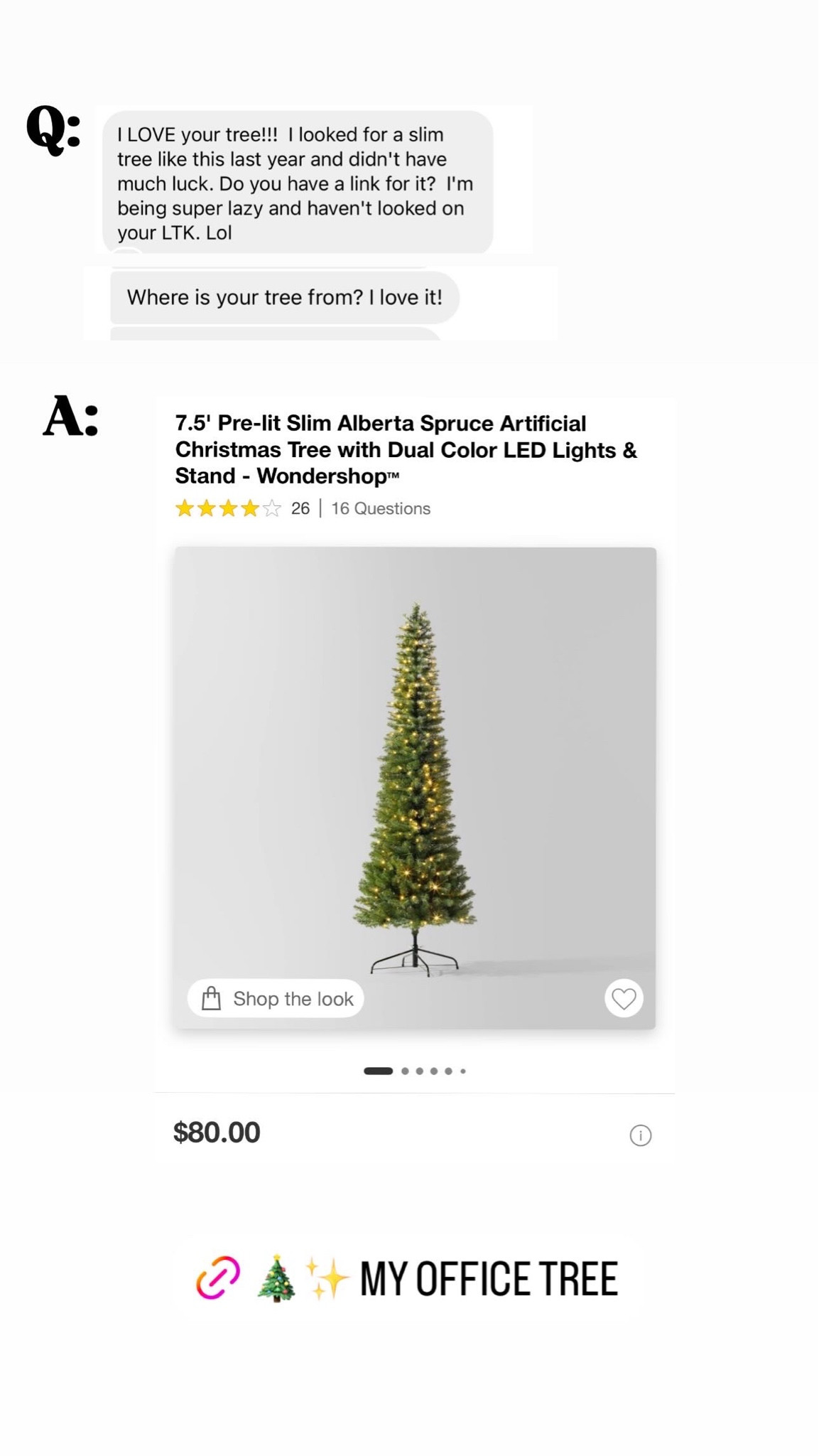I love this pencil tree 🎄✨ 

#LTKGiftGuide #LTKHome #LTKHoliday