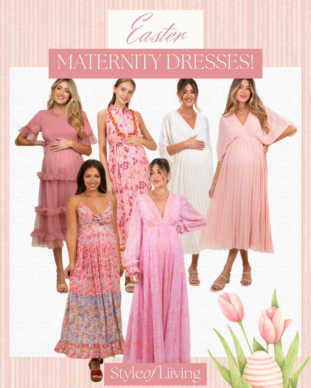 Maternity dresses for spring and Easter!  Pink maxi dresses from Pink Blush. 
#maternitystyle #maternityfashion #maternitydress #pinkmaternitydress #springmaternitystyle #pregnancyfashion #babybumpstyle #momtobe #pregnancystyle #springdressstyle #maxidressoutfit #dressinspo #bumpfashion #pregnancylife #ltkstyle #springoutfitideas #prettyoutfits #pregnantstyle #pinkblush #pinkblushmaternity #ltkseasonal #ltkootd #easter #easteroutfit 

 #LTKmomlife #LTKBaby #LTKBump