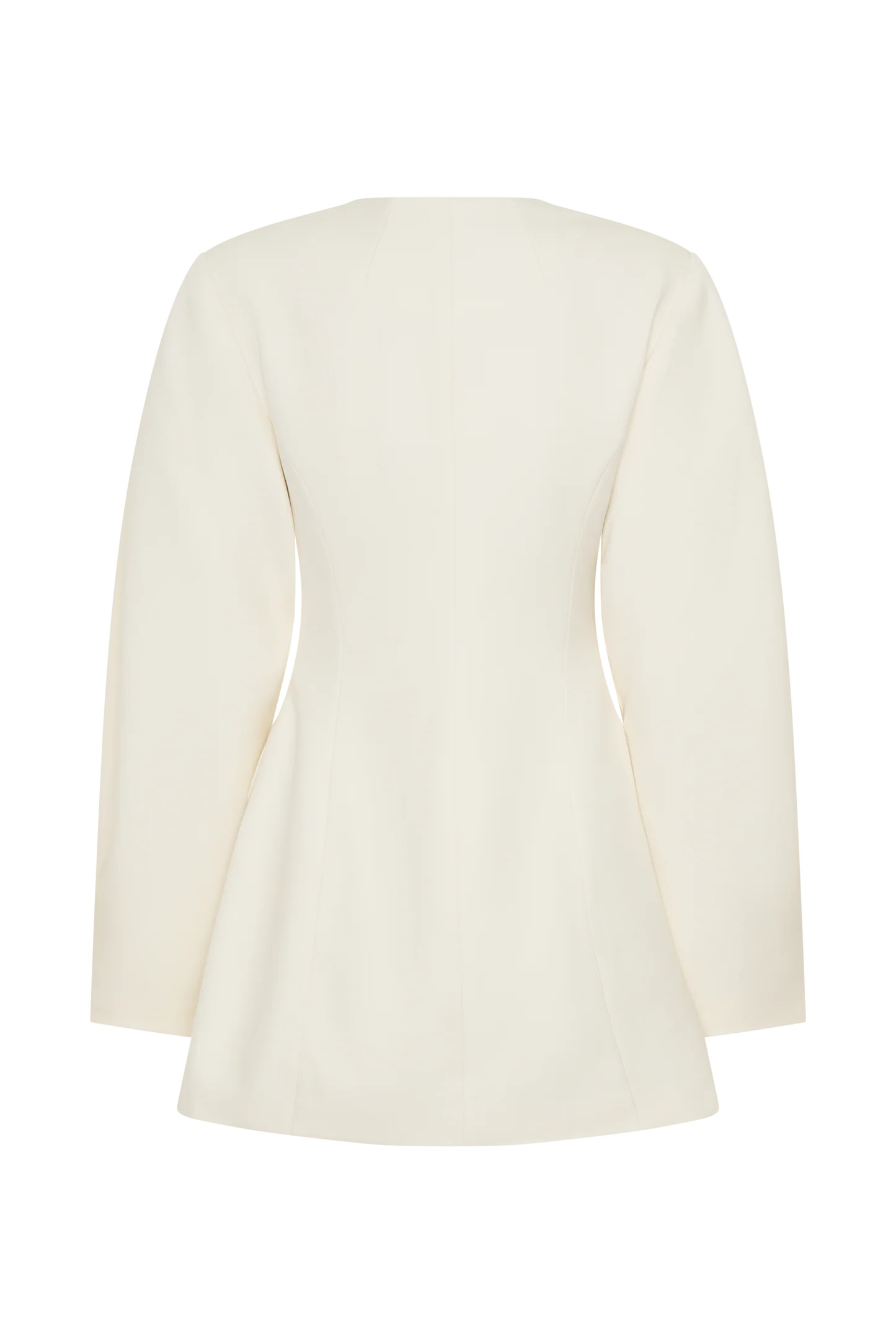 Beatrice Blazer Mini Dress - Ivory | MESHKI US