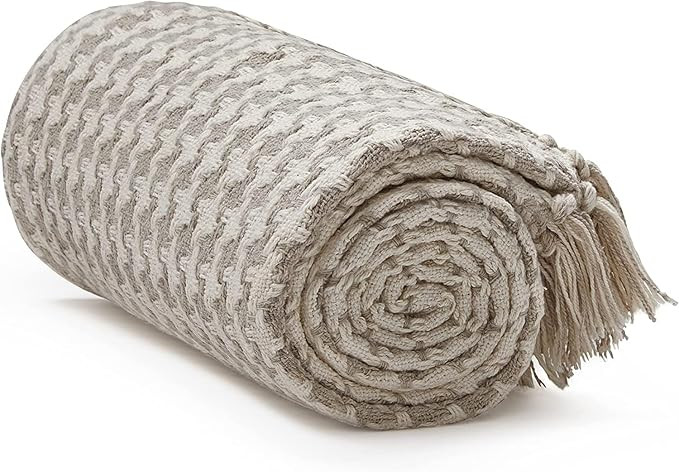 Americanflat 50x60 Throw Blanket - Soft and Breathable Cotton Throw Blanket for Couch, Bed, Chair... | Amazon (US)