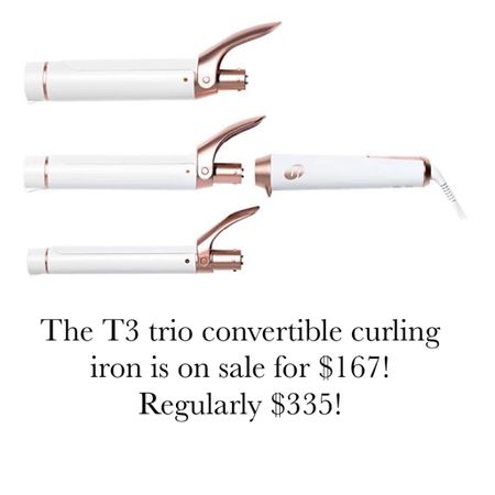 This is the best price I have seen on the T3 twirl trio convertible curling iron. On sale for $167 and free shipping! 

#LTKsalealert #LTKbeauty #LTKGiftGuide