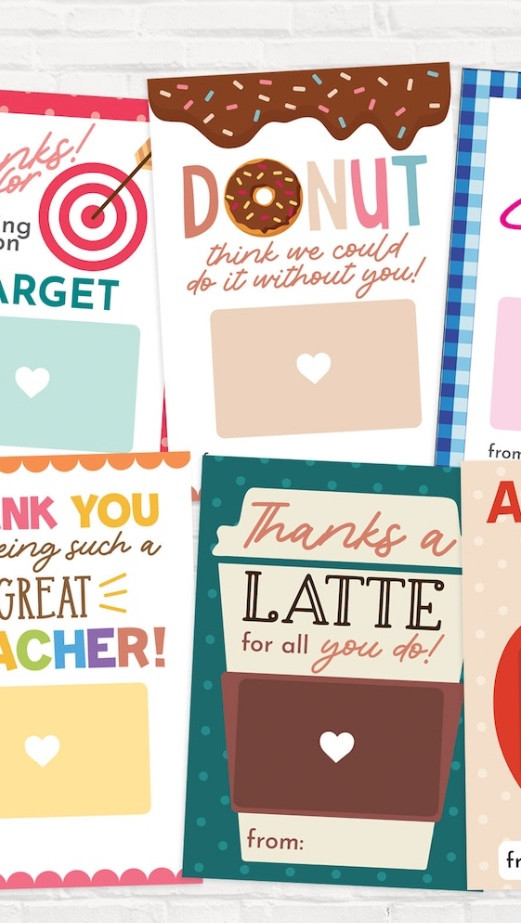 SUPER easy teacher gifts!