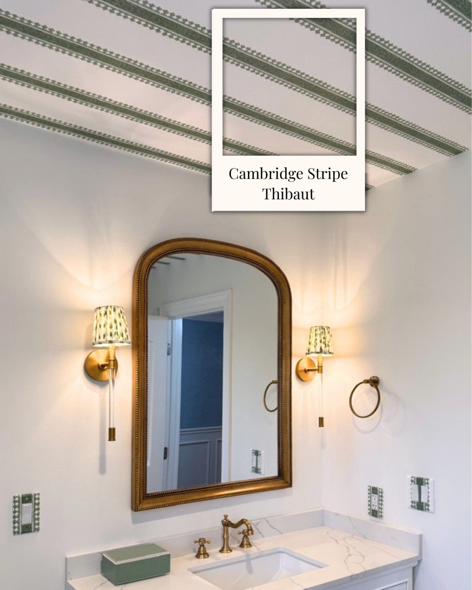 Ceiling wallpaper forever!! Love this bathroom upgrade without a full demo

#LTKdayinmylife #LTKHome #LTKSaleAlert