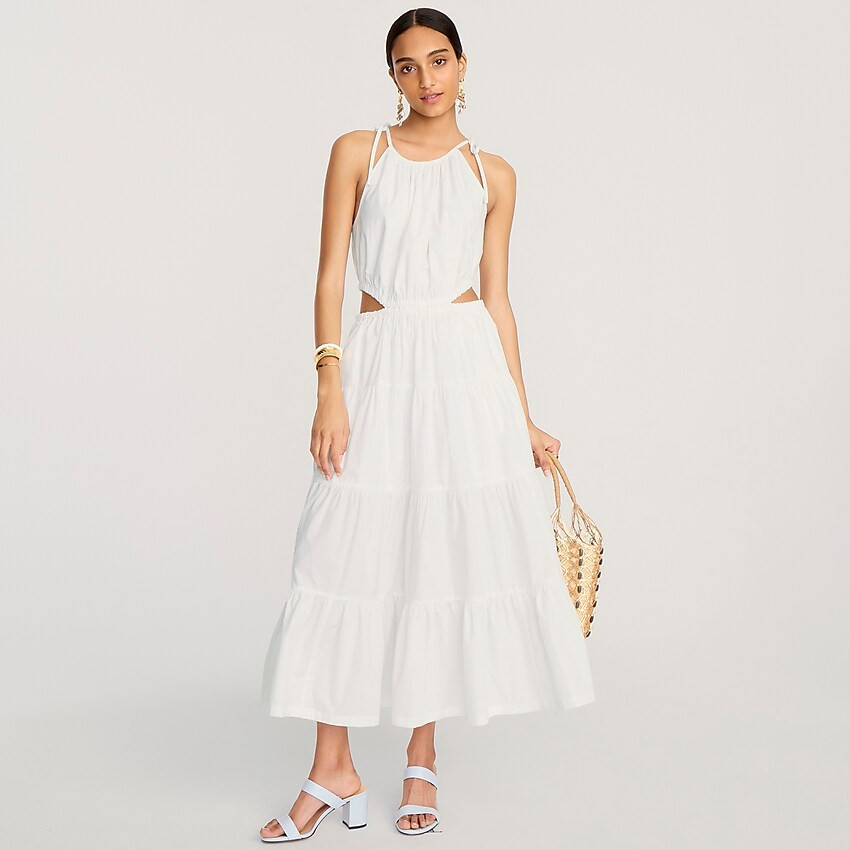 Harbour side cut-out dress | J. Crew US
