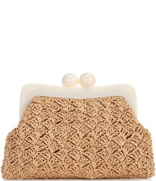 Btb Los Angeles Mina Paper Straw Clutch Bag | Dillard's | Dillard's