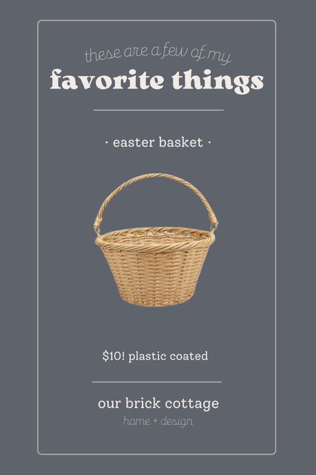 Large Easter basket, $10! Plastic coated. So cute!

#LTKFind #LTKkids #LTKSeasonal