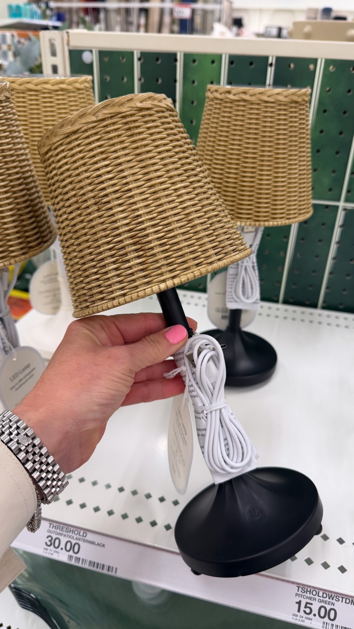 Rechargeable lamp tabletop 