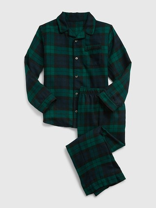 Kids 100% Recycled Plaid PJ Set | Gap (US)