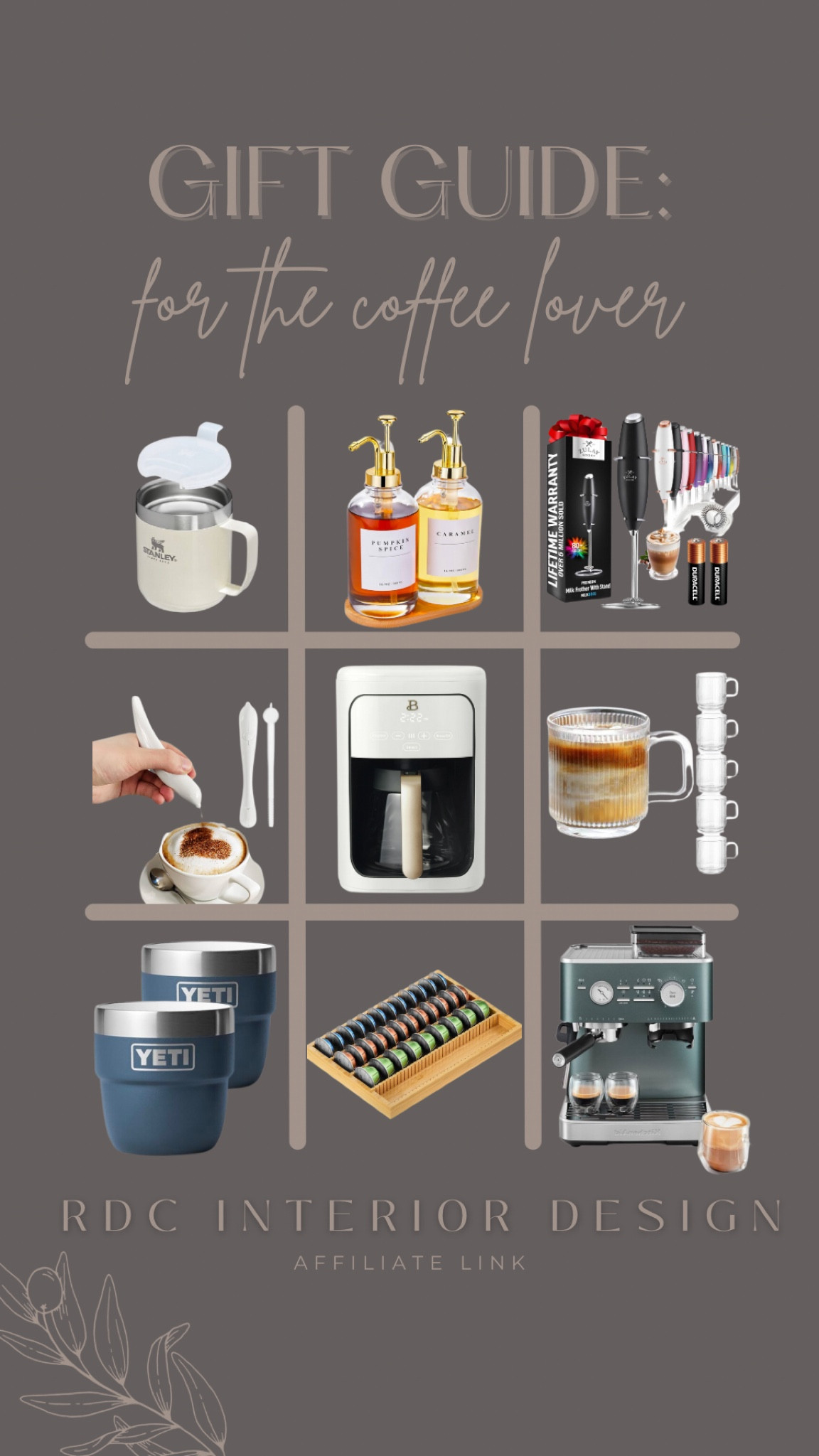 Gift Guide for the coffee lover 


Gift Ideas / Christmas Gifts / Coffee Gifts 

#LTKGiftGuide #LTKSeasonal #LTKHoliday