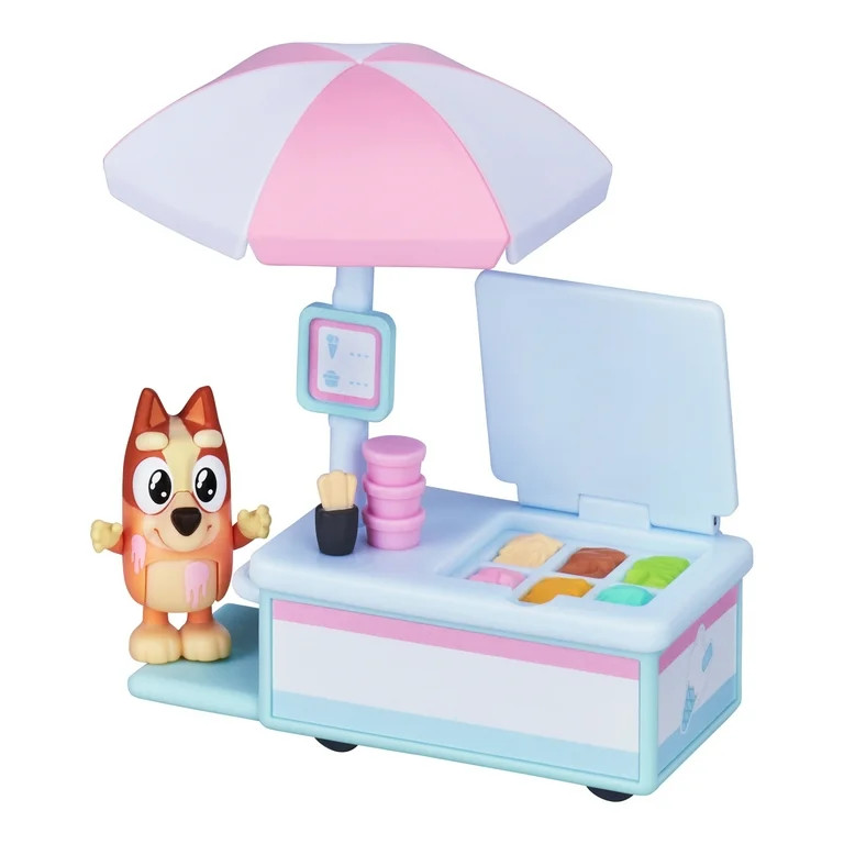 Bluey's Ice Cream Cart - Bingo - Vehicle and 2.5-3 inch figure, Preschool, Ages 3+ - Walmart.com | Walmart (US)