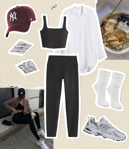Cool girl outfit idea 🖤 fitness look that can easily be taken to coffee or brunchh

#LTKfindsunder100 #LTKfindsunder50 #LTKfitness