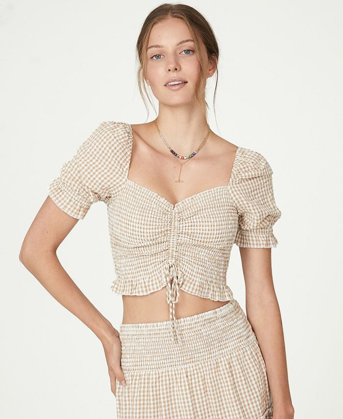 COTTON ON Women's Maggie Off The Shoulder Top & Reviews - Tops - Juniors - Macy's | Macys (US)