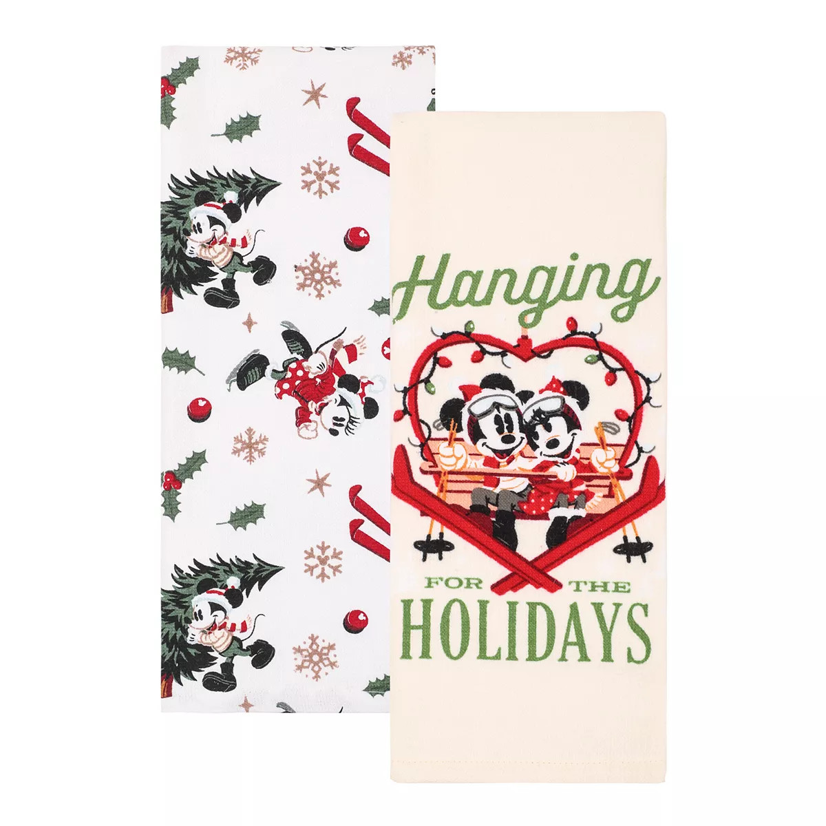 Disney's Mickey & Minnie Mouse 2-Pack Kitchen Towel Set by St. Nicholas Square® Disney | Kohl's