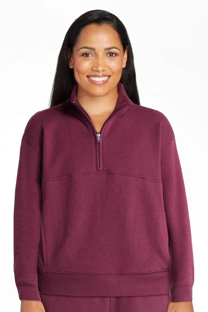 No Boundaries Fleece Half Zip Pullover, Women's - Walmart.com | Walmart (US)
