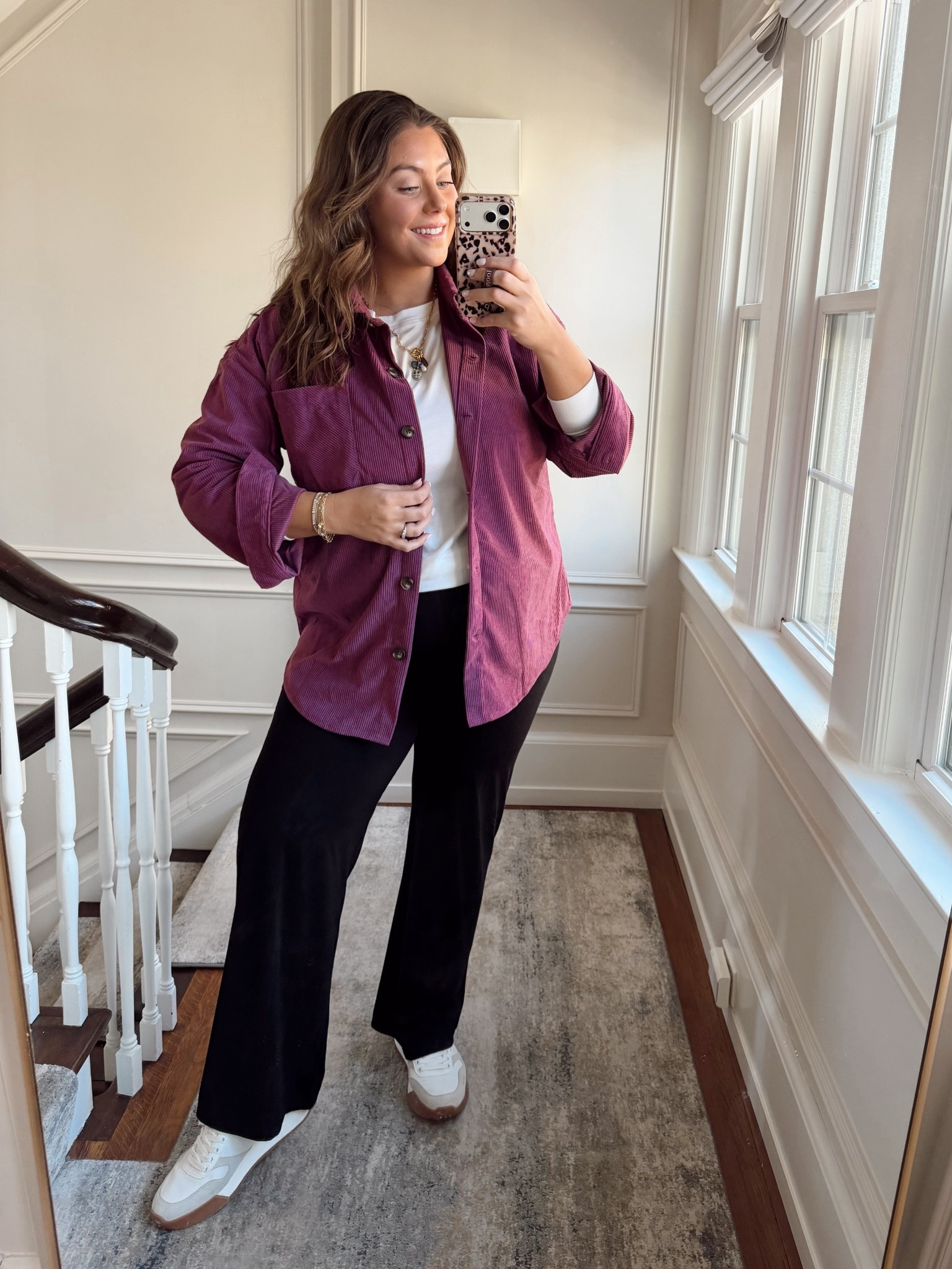 Wearing size XXL in button down & long sleeve, XL in pants. 

#LTKSeasonal #LTKMidsize #LTKootd