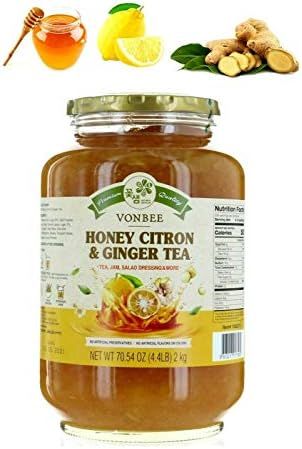 Vonbee Honey Ginger Citron Tea (Family Size 70.54 Oz 4.4 Lbs ) Product of Korea 2.2 lb (1 kg) | Amazon (US)