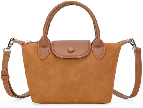 Quilted Crossbody Bags for Women, Lightweight Hobo Shoulder Bag, Casual Tote Handbags Autumn Sued... | Amazon (US)