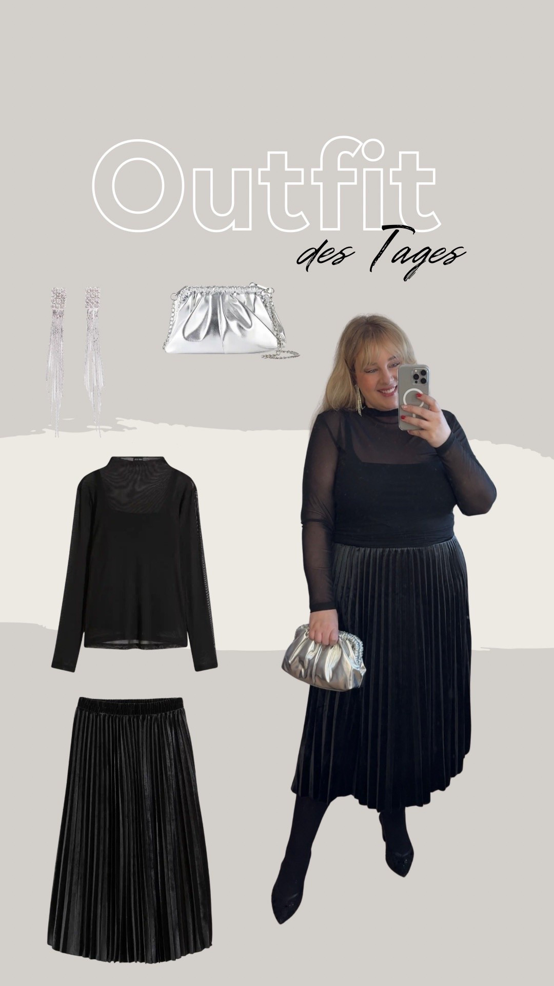 Black & silver 🖤

Code: SANDRA
15% Rabatt auf alles bis einschl. 19.12.2025, einmalig einlösbar pro Kundin, gilt in DE App & Webshop

#mesh #rock #festive 



#LTKwinter #LTKplussize #LTKdeutschland