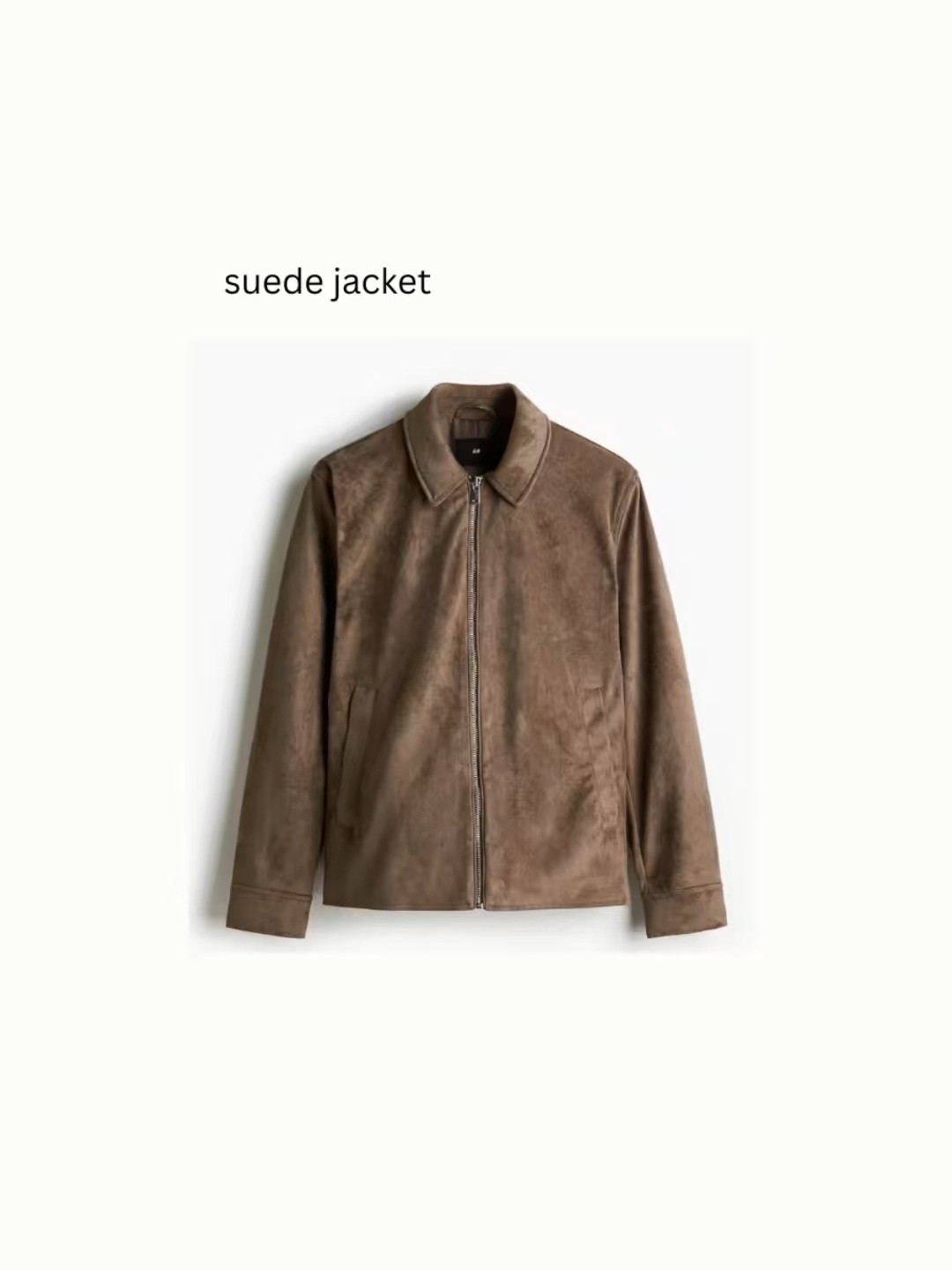 Favorite men’s suede jacket - Zack wears xl