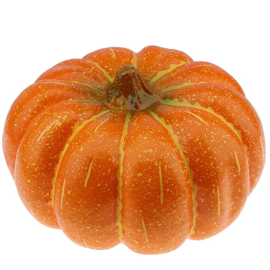 Gresorth 11.81 Inch Super Large Artificial Pumpkin for Outdoor Porch Fake Big Cushaw Autumn Fall ... | Amazon (US)