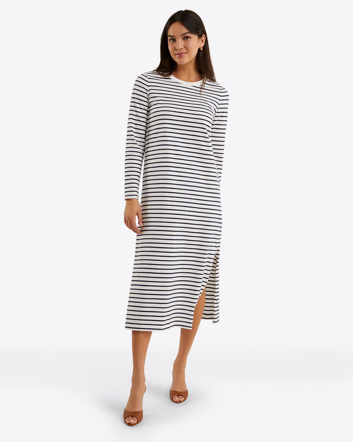 Sheryl Long Sleeve Dress in Cotton | Draper James (US)