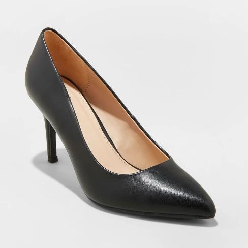 Women's Gemma Pointed Toe Heeled Pumps - A New Day™ | Target