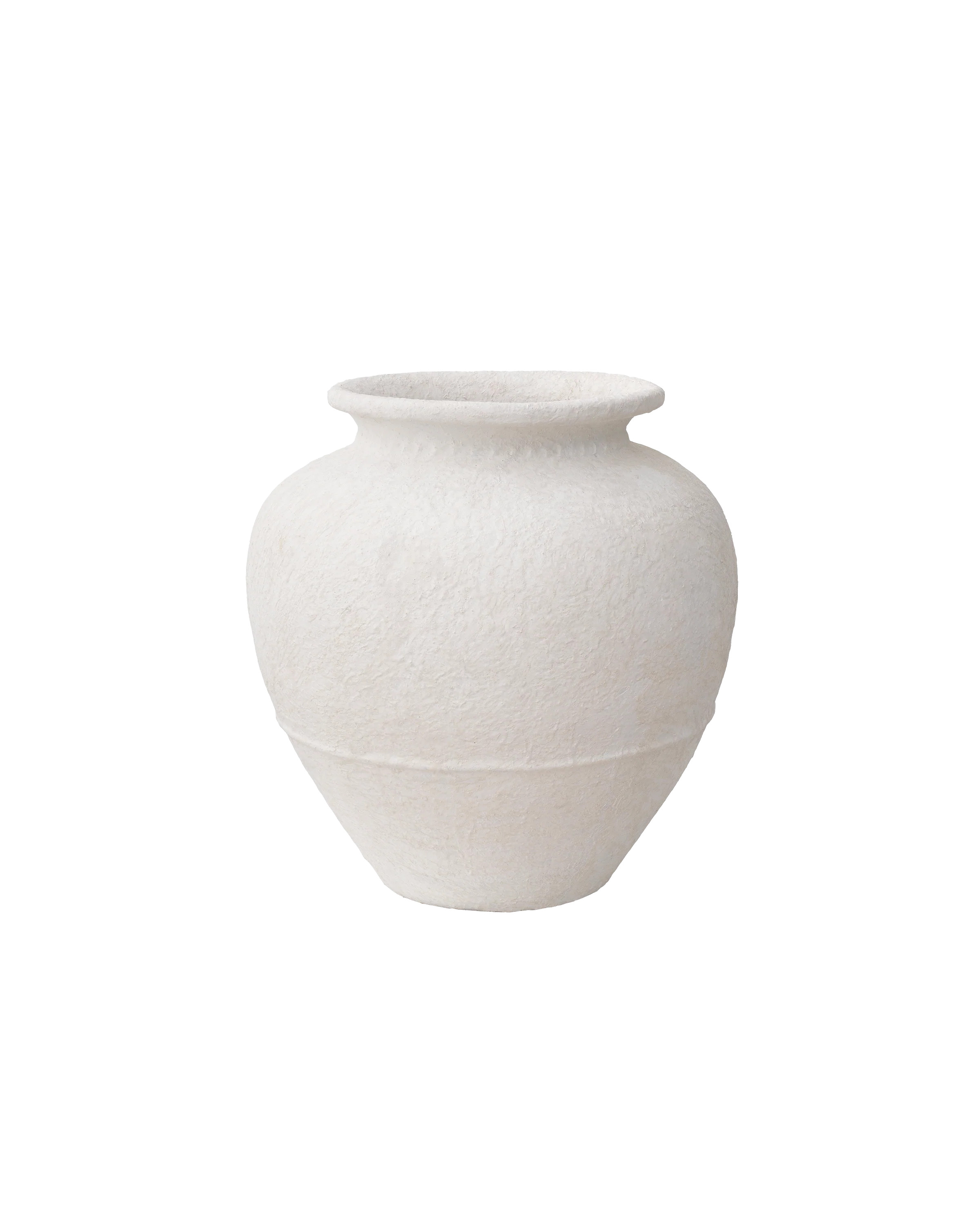 SMALL REINE WHITE CLAY POTTERY | Off-White Palette