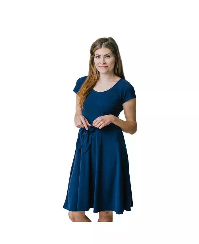 Women's Tie-Waist Knit Dress | Macy's