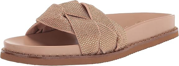 Vince Camuto Women's Kevind Woven Flat Sandal Slide | Amazon (US)